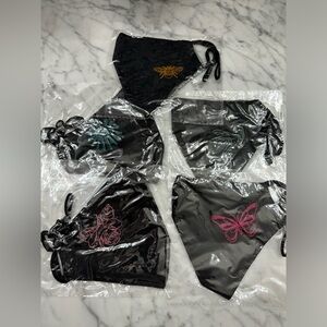 New Johnny Was Pack of 5 Embroidered Face Masks